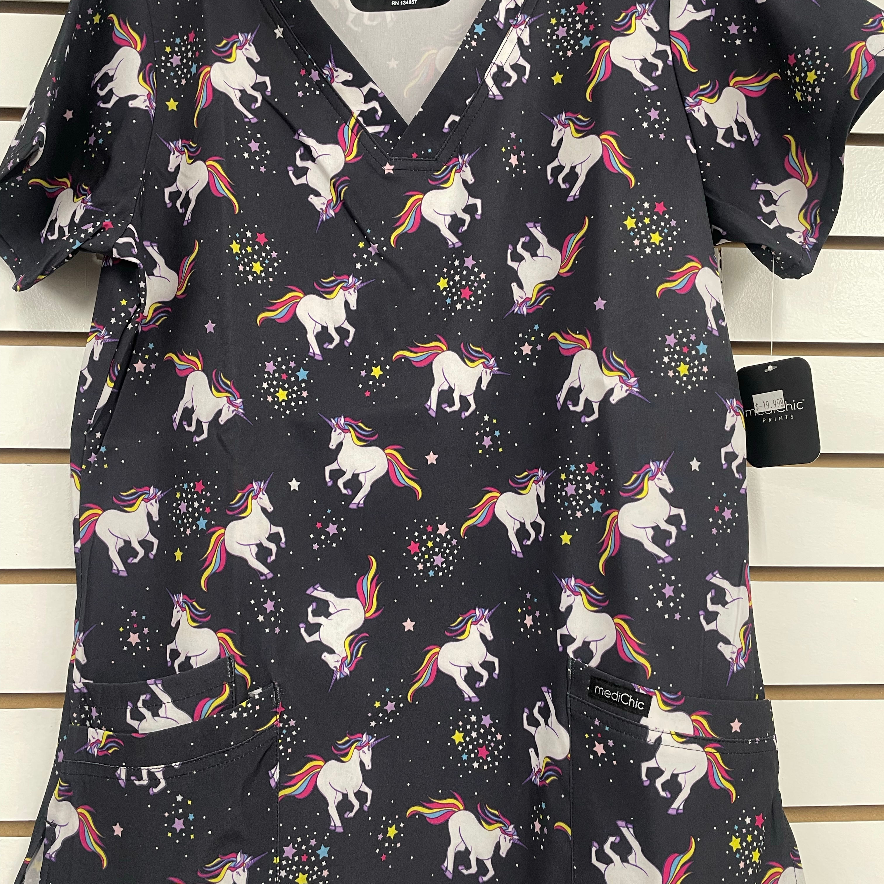 Unicorn scrub shirt