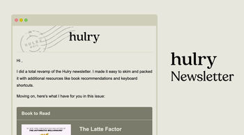 The Hulry Newsletter image
