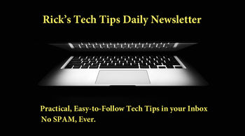 Rick's Daily Tech Tips Newsletter image