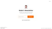 Robin's Newsletter image