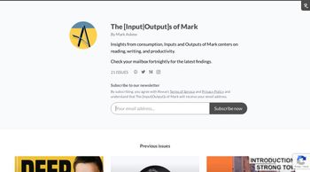 The [Input|Output]s of Mark image