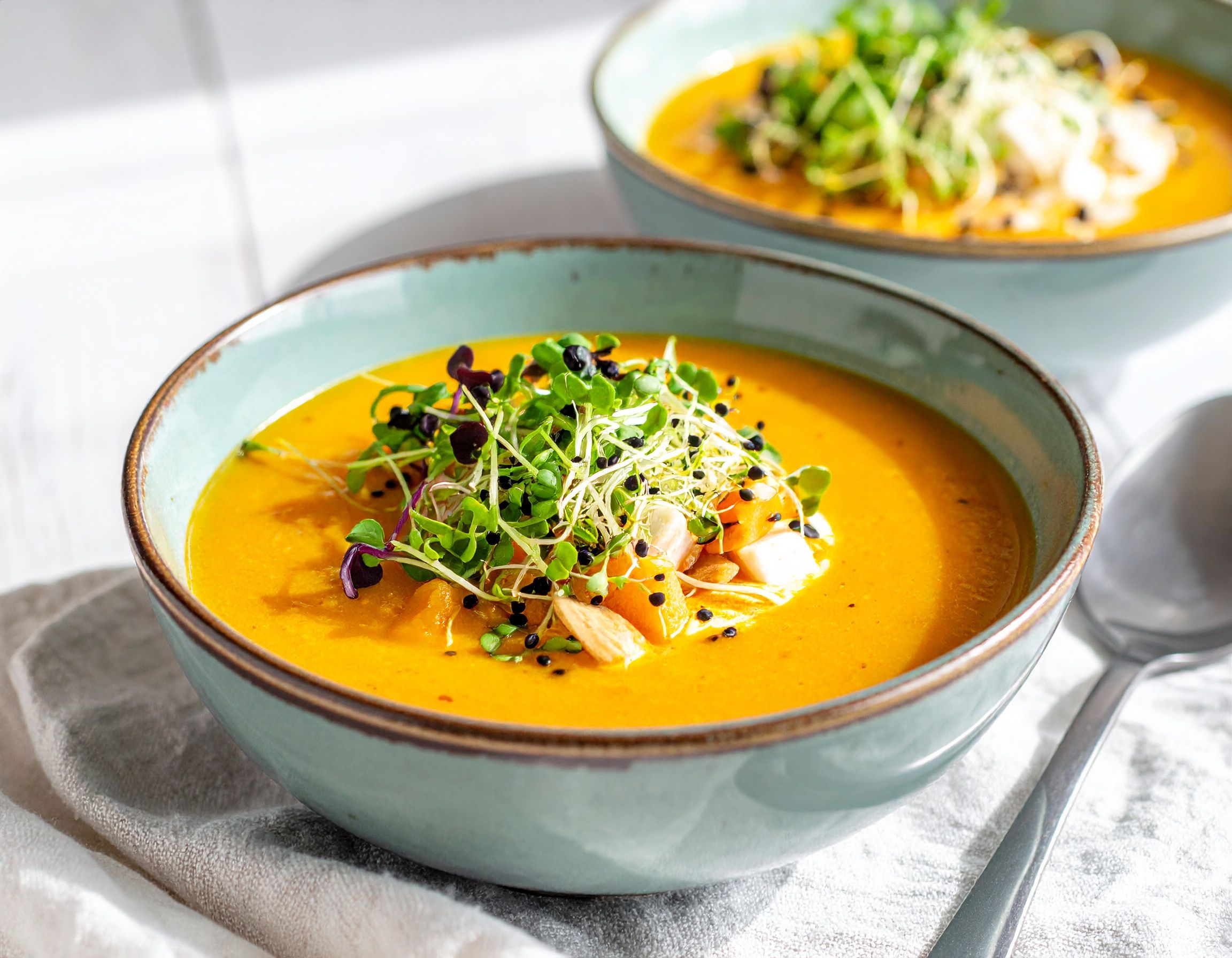 Microgreen Topping for Soups