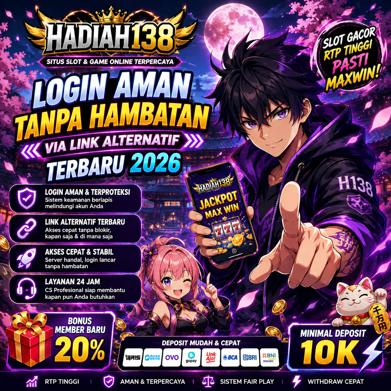 HADIAH138 ✈️ Login Aman Tanpa Hambatan Via Link Alternatif Terbaru 2026