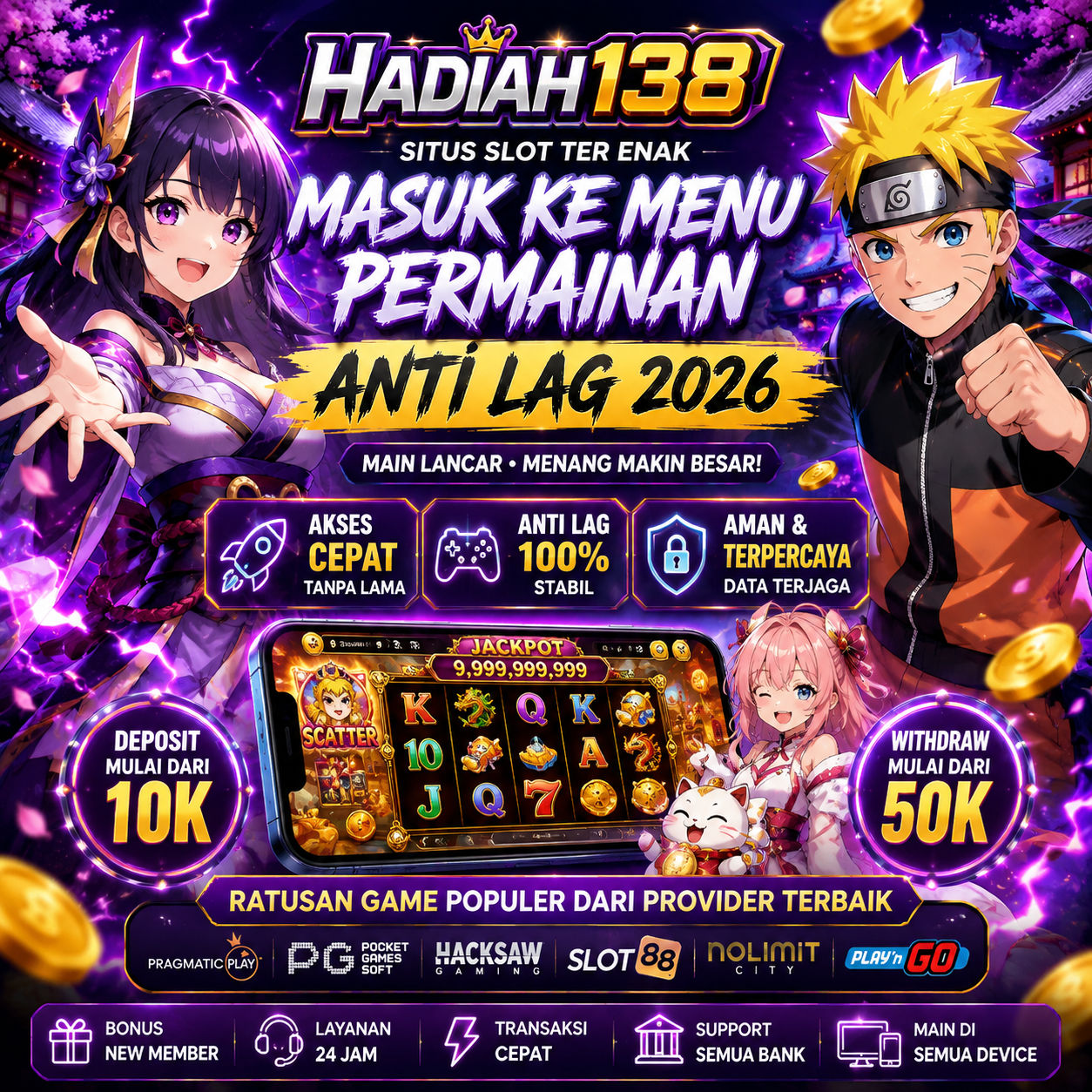 Galeri foto HADIAH138 - Situs Slot Ter Enak Masuk Ke Menu Permainan Anti Lag 2026 di Yogyakarta