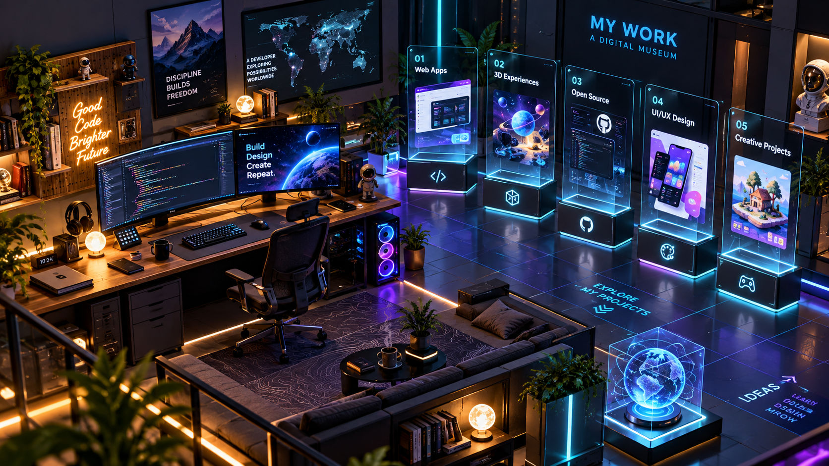 Interactive 3D Room Portfolios: Turn Your Projects Into a Walkable Digital Museum
