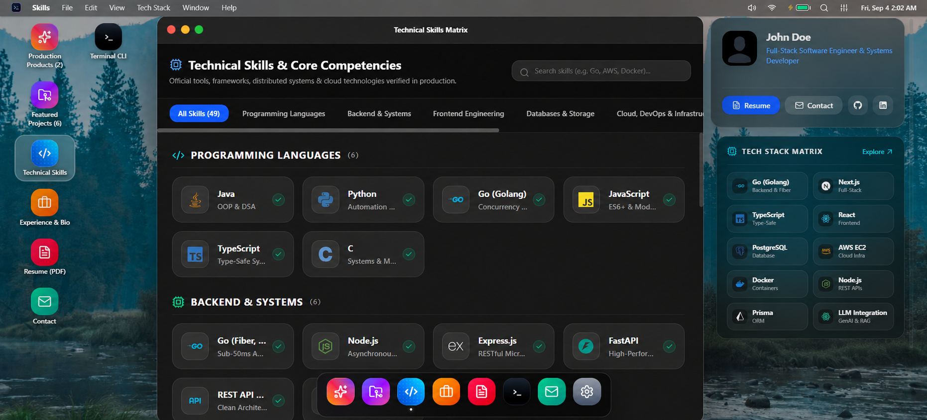 Profilix Developer Portfolio Showcase