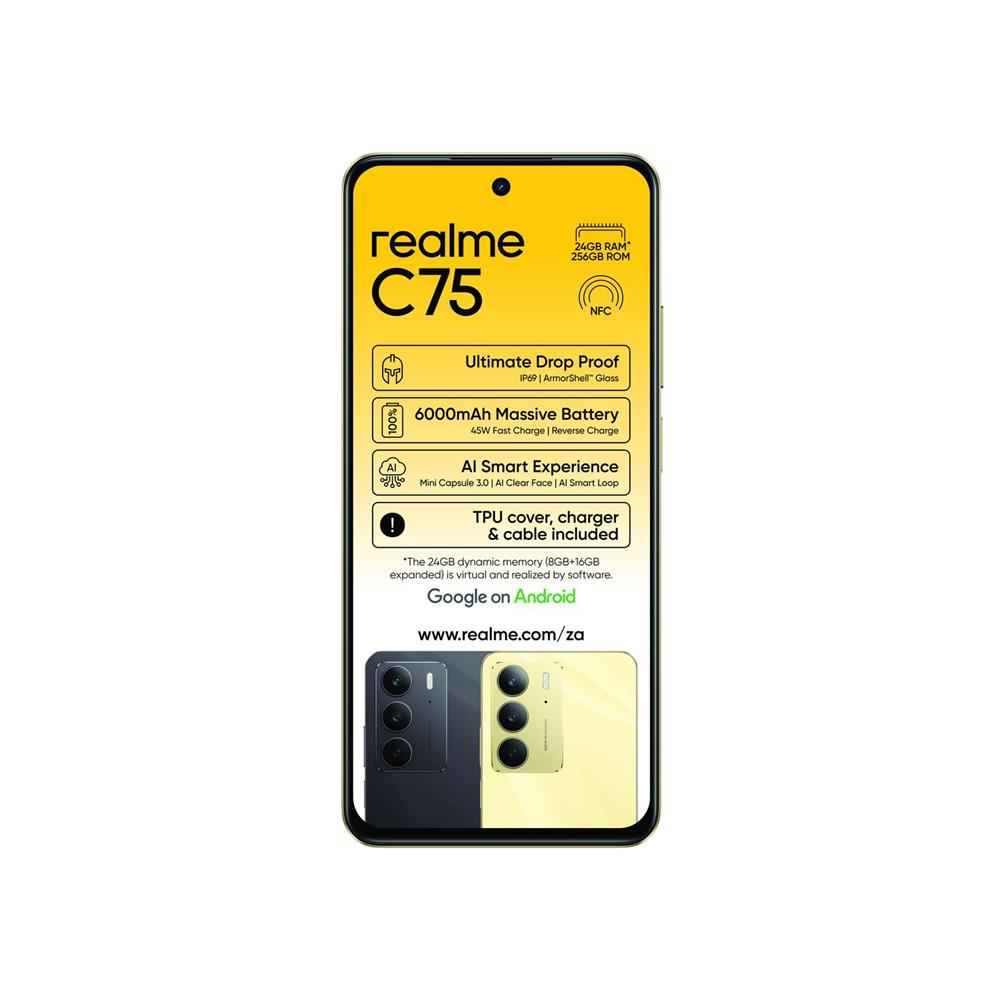 RealMe C75 8/256GB - Black - Expert Stores