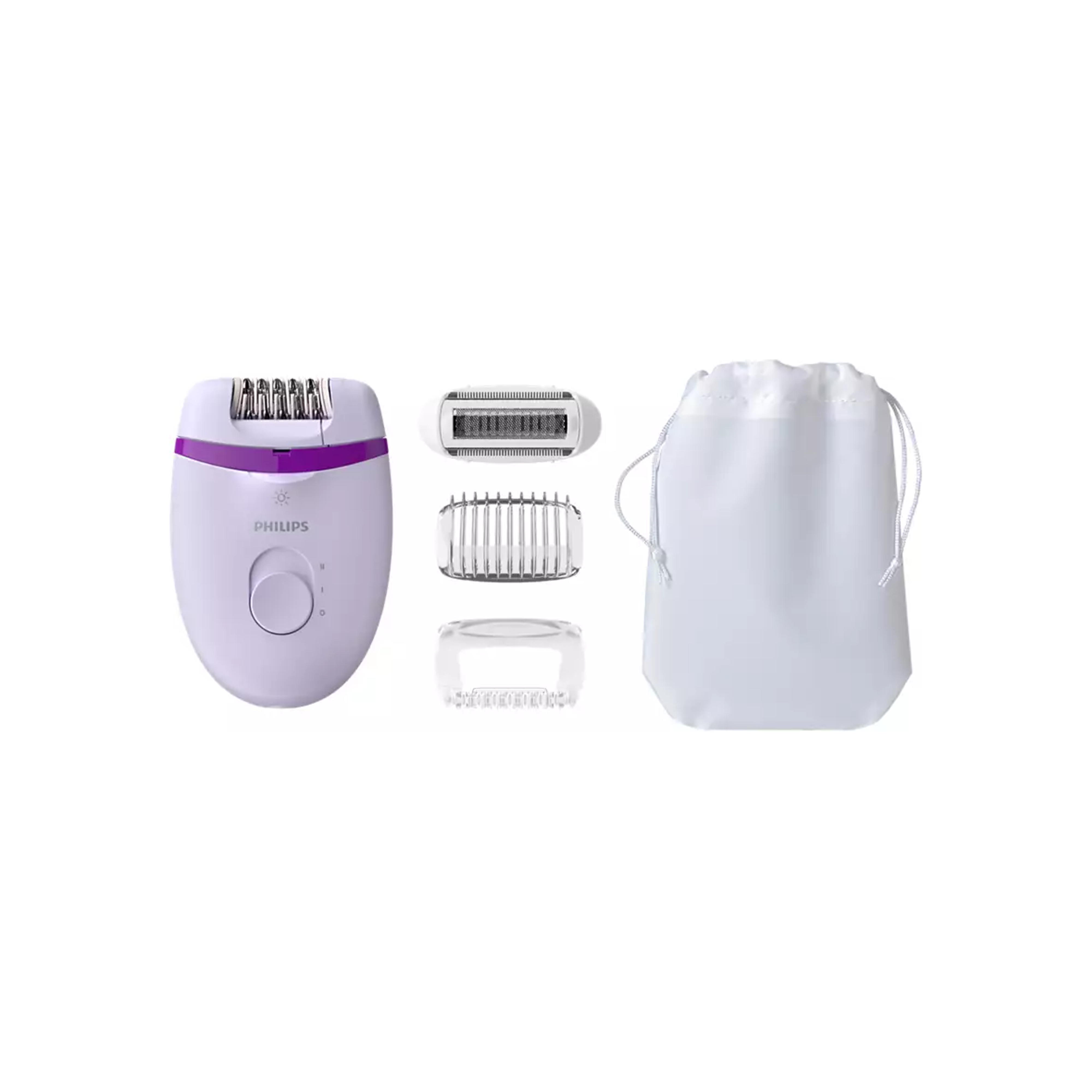 Philips Satinelle Essential Epilator W/OPTI & 4 Accessories