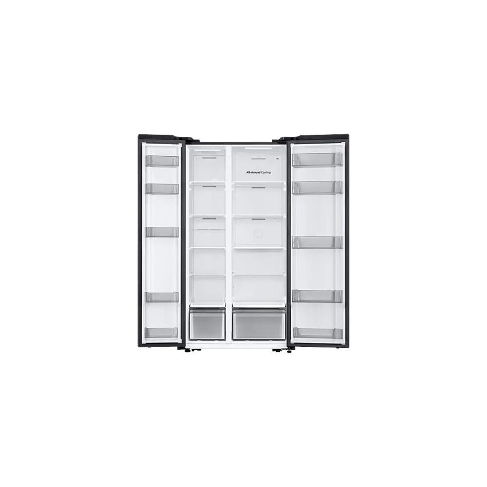 Samsung 564L Side by Side Fridge with Digital Inverter Technology - Gentle Matt Black (Photo: 4)