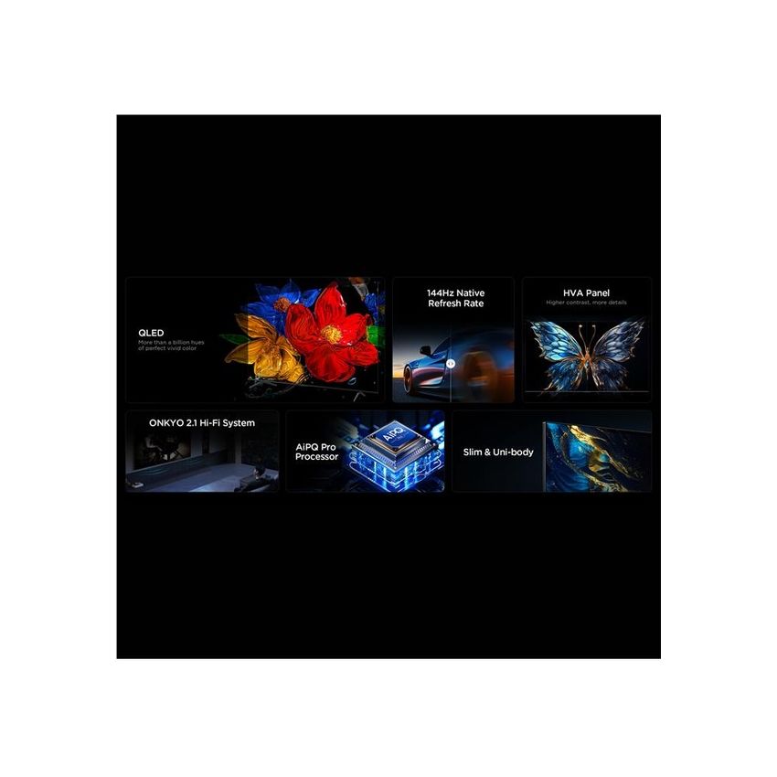 TCL 65-inch 65P8K QLED Google TV 144Hz (Photo: 4)