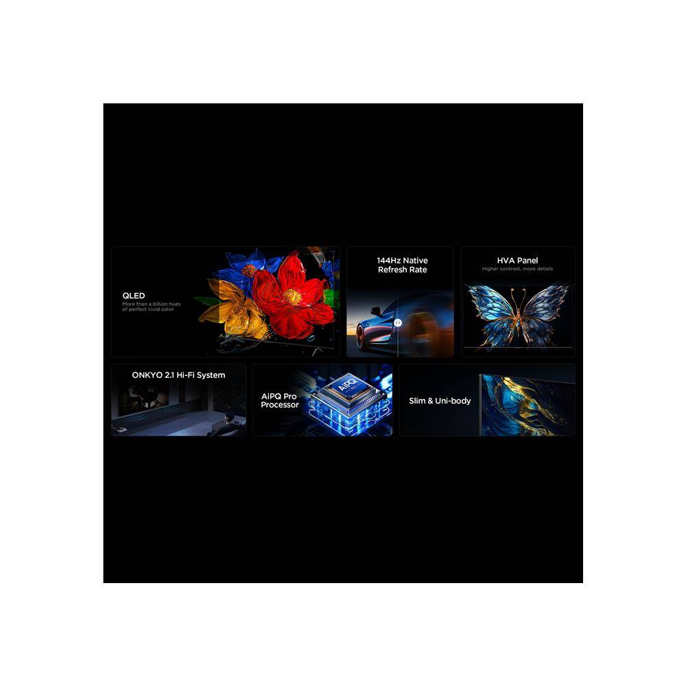 TCL 65-inch 65P8K QLED Google TV 144Hz + Free Sound Bar (Photo: 4)