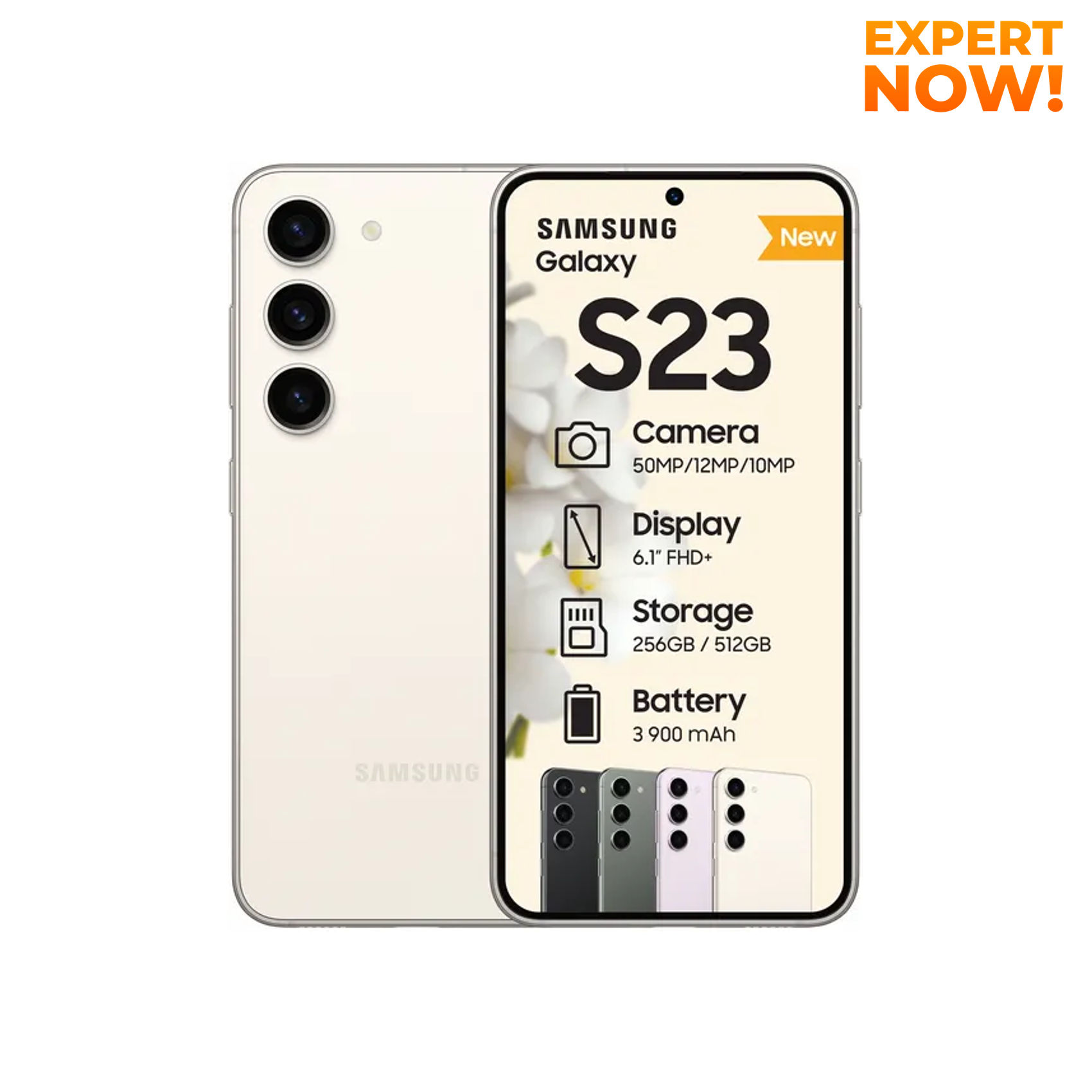 GALAXY S23 - 256GO - BEIGE - SAMSUNG 