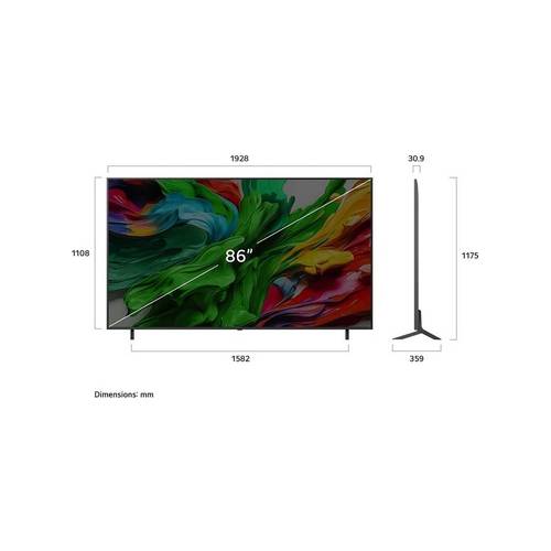 LG  86 inch QNED evo AI QNED86 MiniLED 4K 120Hz Smart TV AI Magic remote webOS25 2025 (Photo: 4)