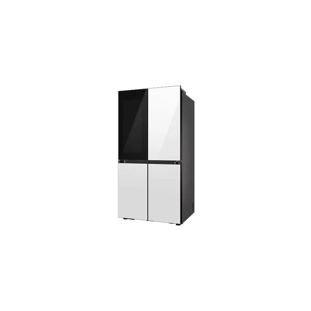 Samsung Bespoke 704L French Door Refrigerator With Customisable Design &  SeeThru Door  - White (Photo: 3)