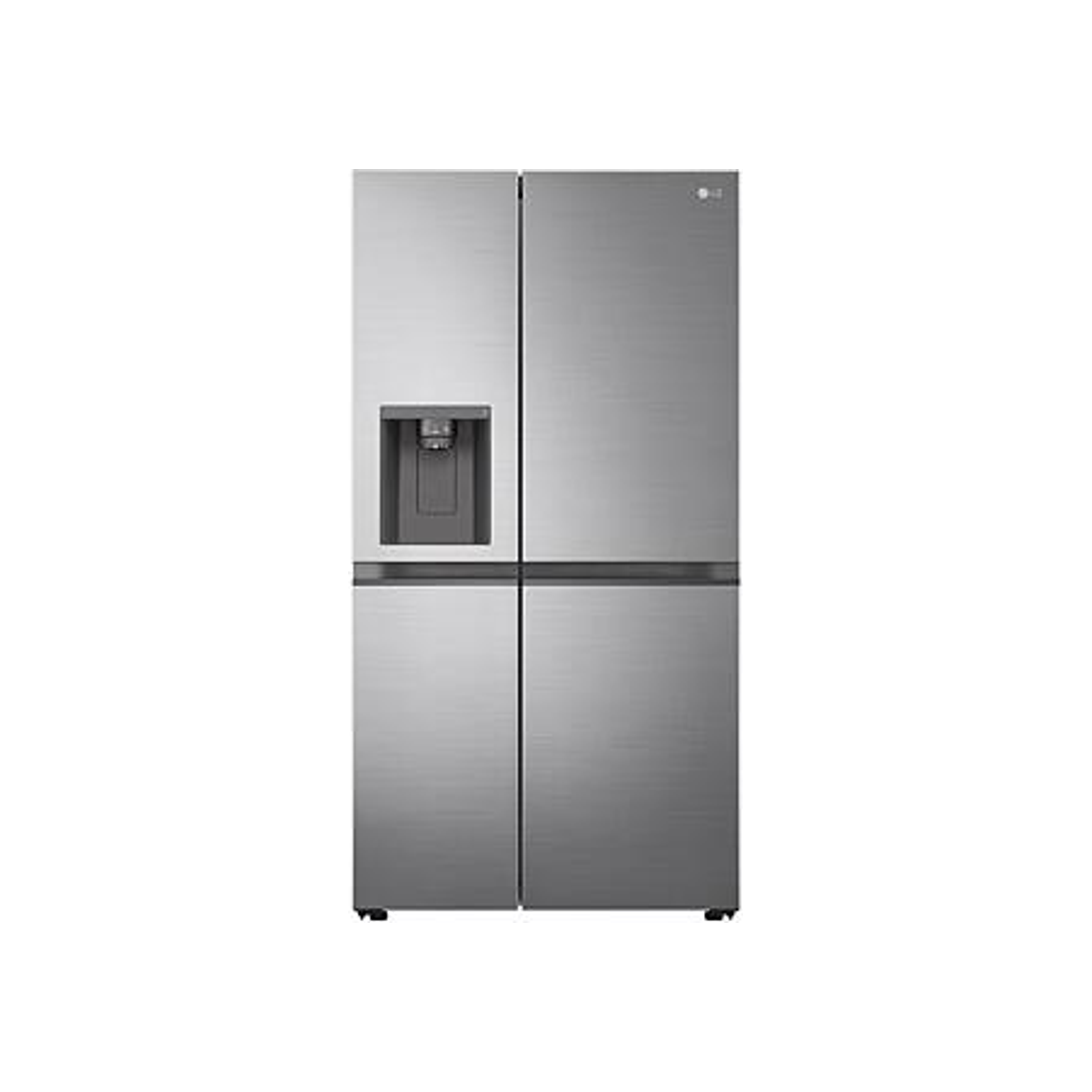 LG 617L Nett Side By Side Fridge With Water & Ice Dispenser - Platinum Silver 3