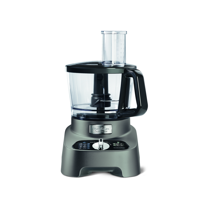 Moulinex Double Force 1000W Food Processor - Grey - Expert Stores