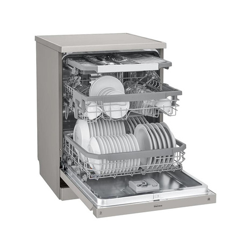 LG 14 Place QuadWash™ Steam Dishwasher - Platinum Silver (Photo: 3)