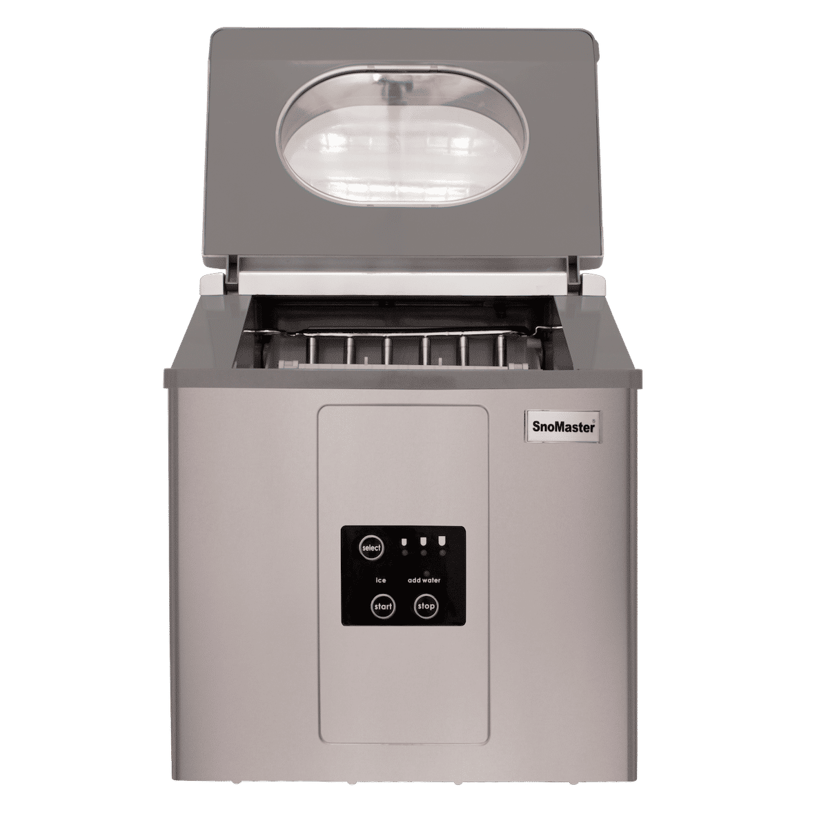 SnoMaster 15kg Portable Ice Maker - Stainless Steel