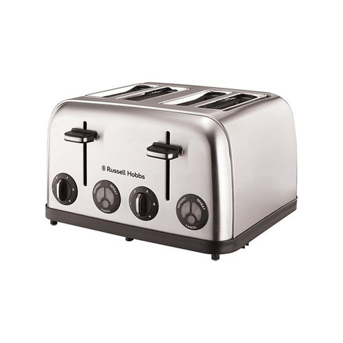 Russell Hobbs Futura 4-Slice Toaster, Silver