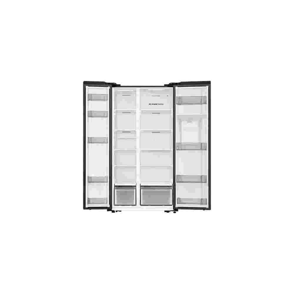 Samsung 560L Side by Side Fridge with Digital Inverter Technology - Gentle Matt Black (Photo: 4)