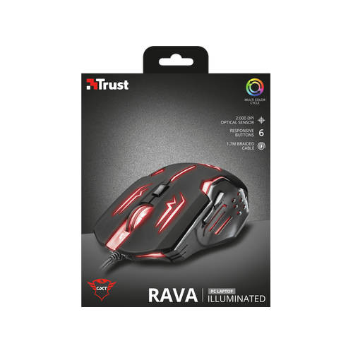 Trust Gaming GXT 108 Rava Illted Gaming Mouse (Photo: 3)