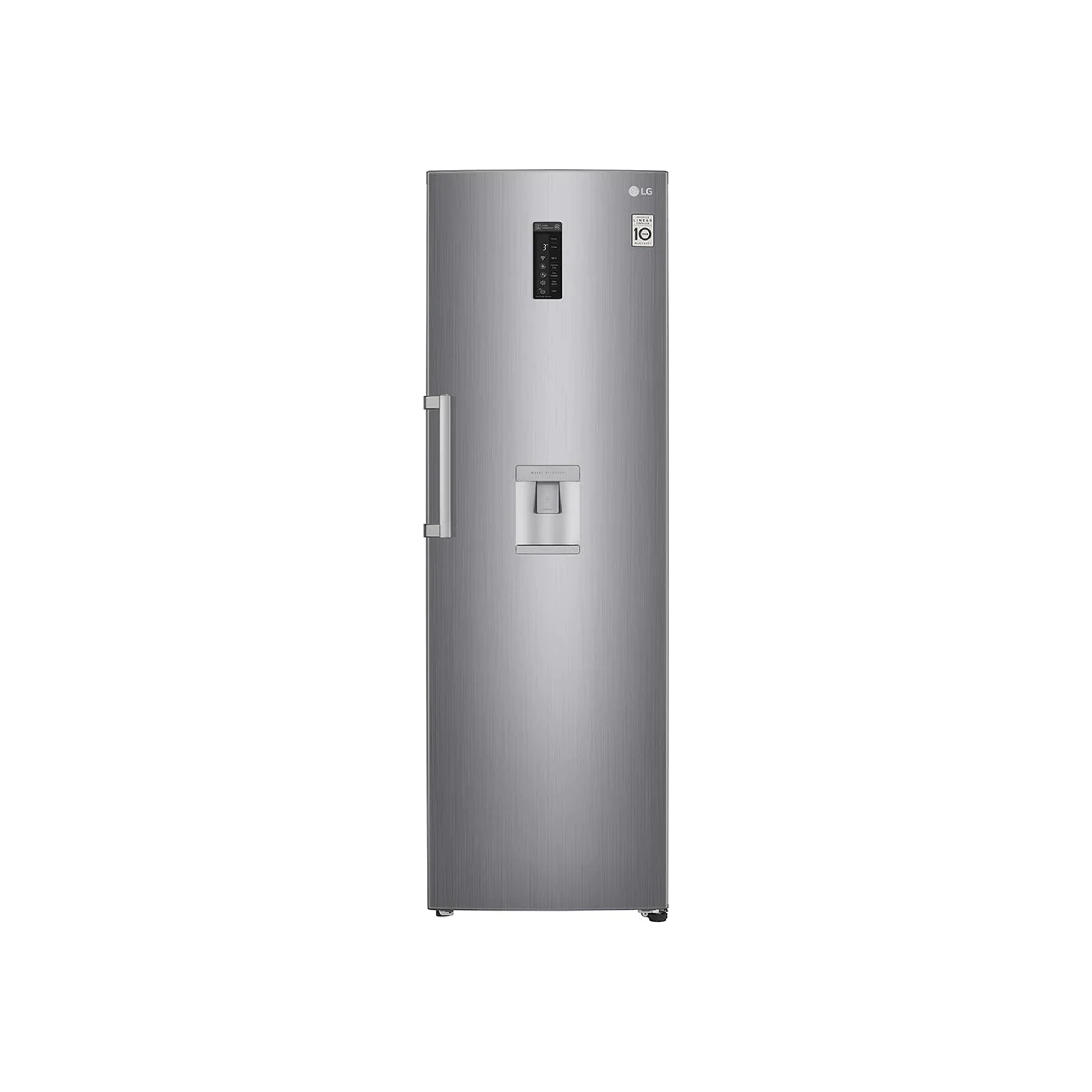 LG 386L One Door Fridge with Linear Cooling - Platinum Silver