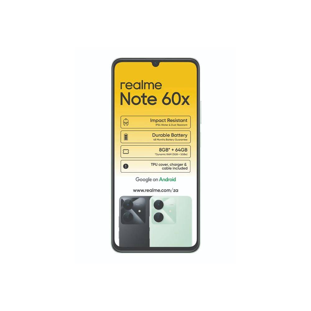 RealMe Note60X 3/64GB - Green (Photo: 2)