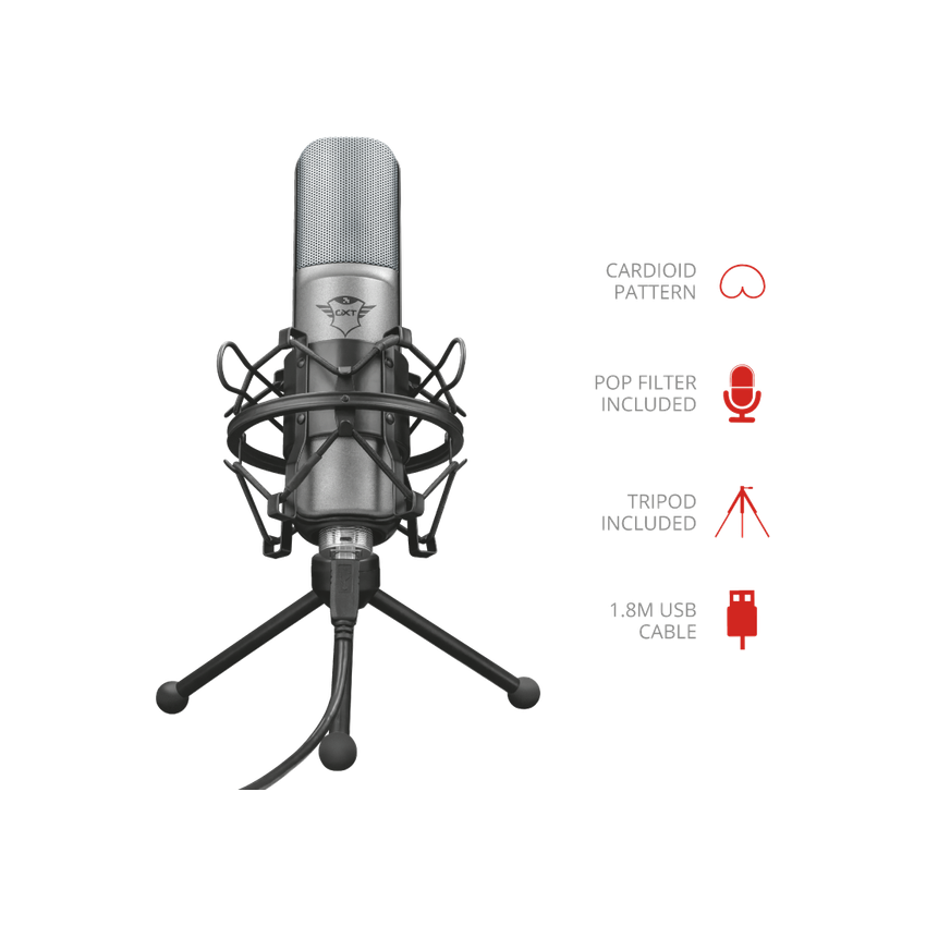 Trust Gaming GXT 242 Lance Streaming Microphone (Photo: 2)