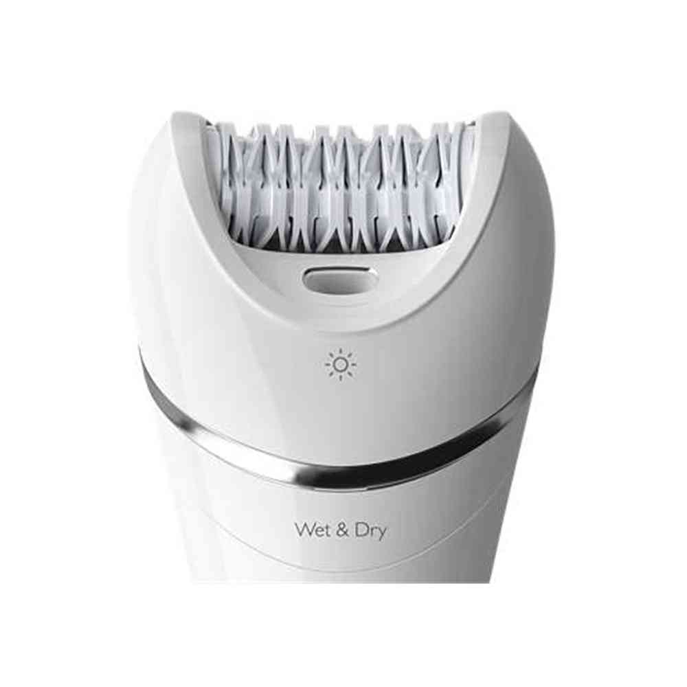 Philips Wet & Dry Epilator Series 8000 with 3 Accessories - White