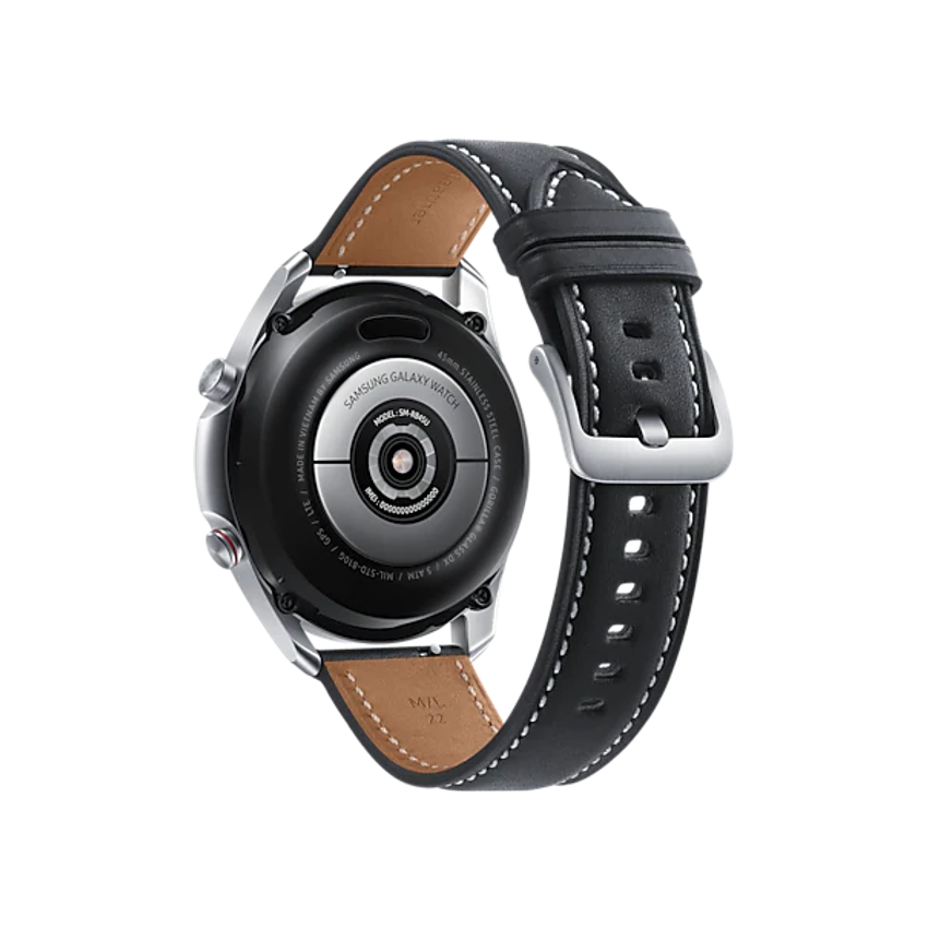 Samsung Galaxy Watch3 LTE (45mm) - Mystic Silver (Photo: 2)
