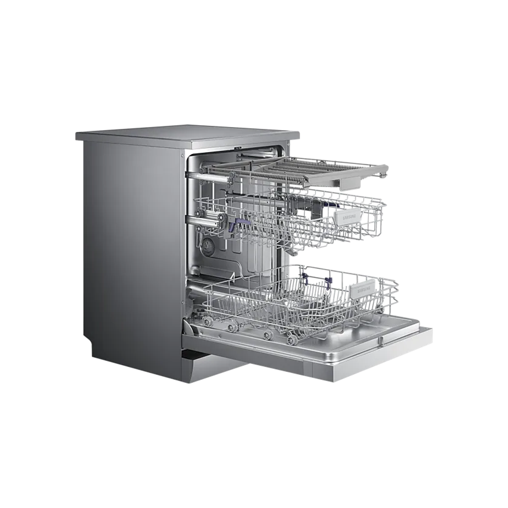 Samsung 14 Place Dishwasher with Wide Led Display - Silver (Photo: 5)