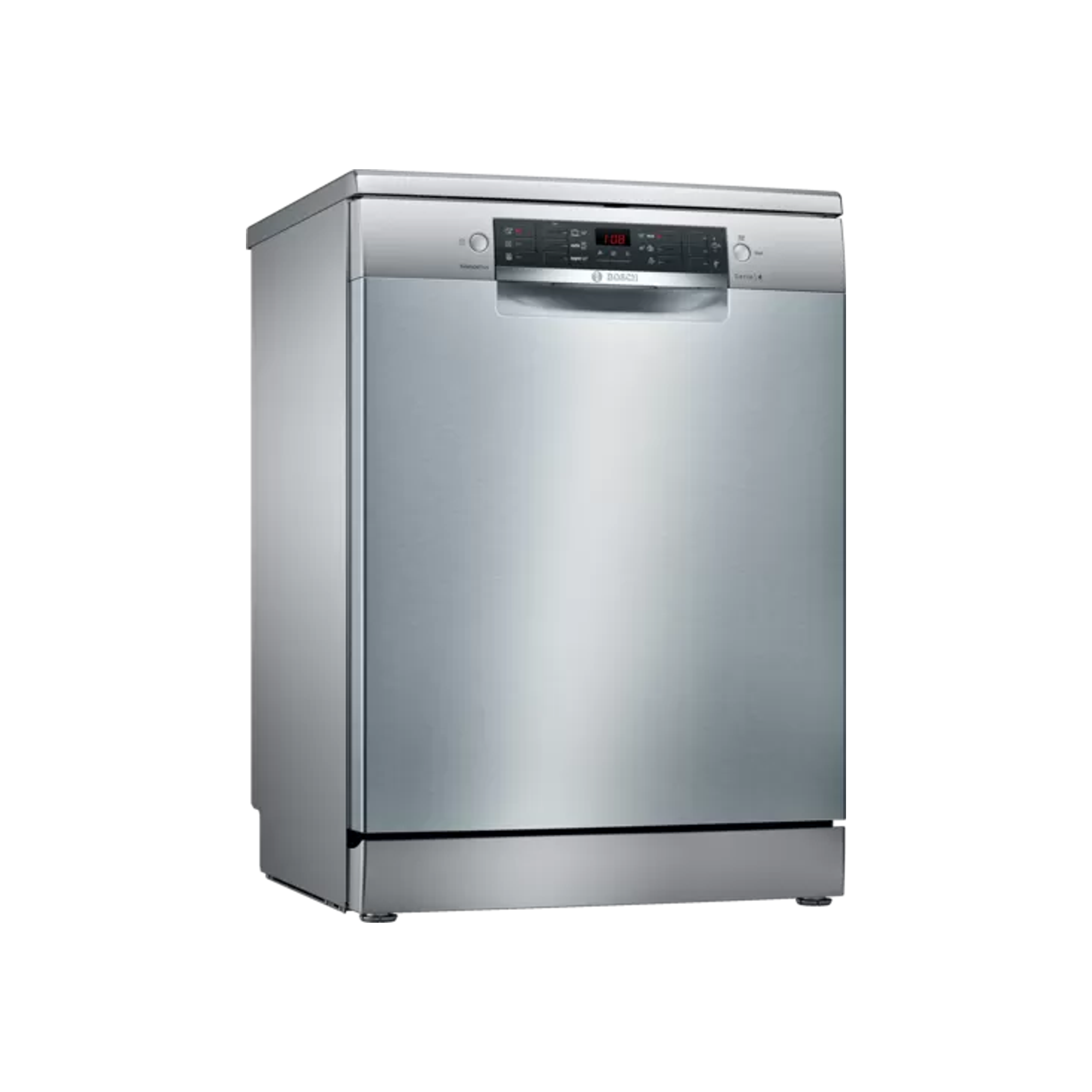 Bosch Serie | 4 Freestanding 60cm 14 Place Dishwasher - Silver/Inox