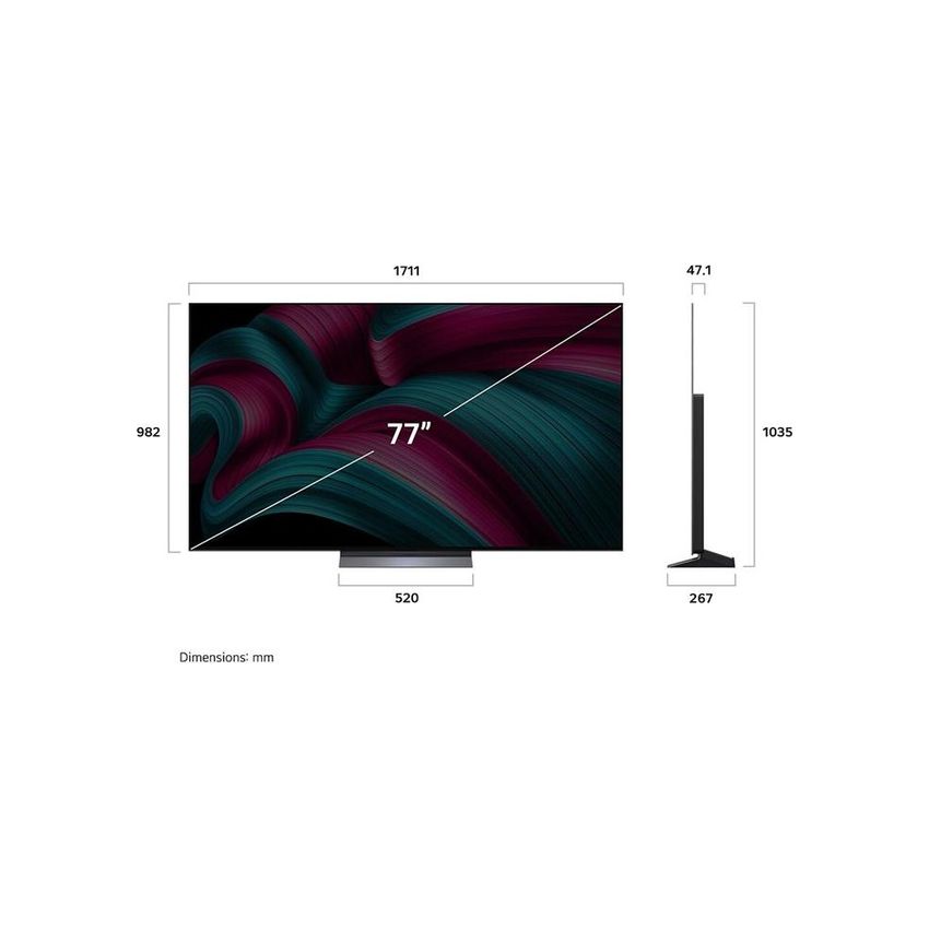 LG  77 inch OLED evo AI C5 4K 144Hz Smart TV AI Magic remote webOS25 2025 (Photo: 5)