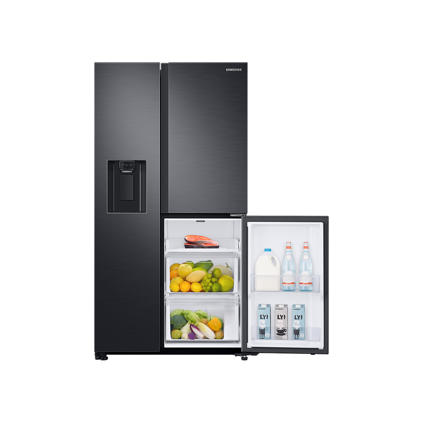 Samsung 602L 3 Door Fridge/Freezer with Water Dispenser - Black (Photo: 8)