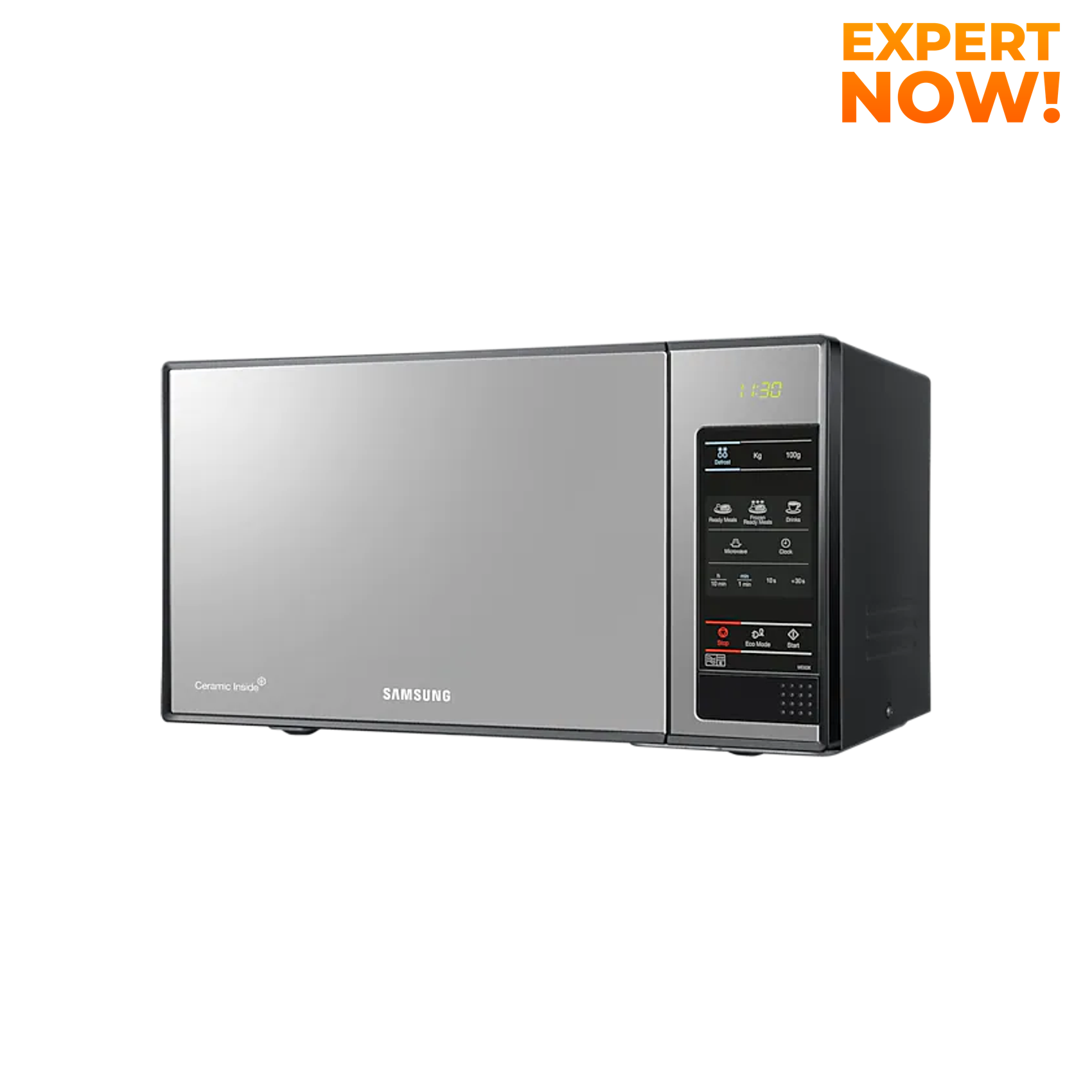 Samsung 23L 800W Microwave - Black Frame with Mirror Door (Photo: 3)