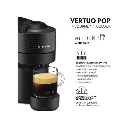 Nespresso Vertuo Pop Coffee Machine Liquorice - Black (Photo: 4)