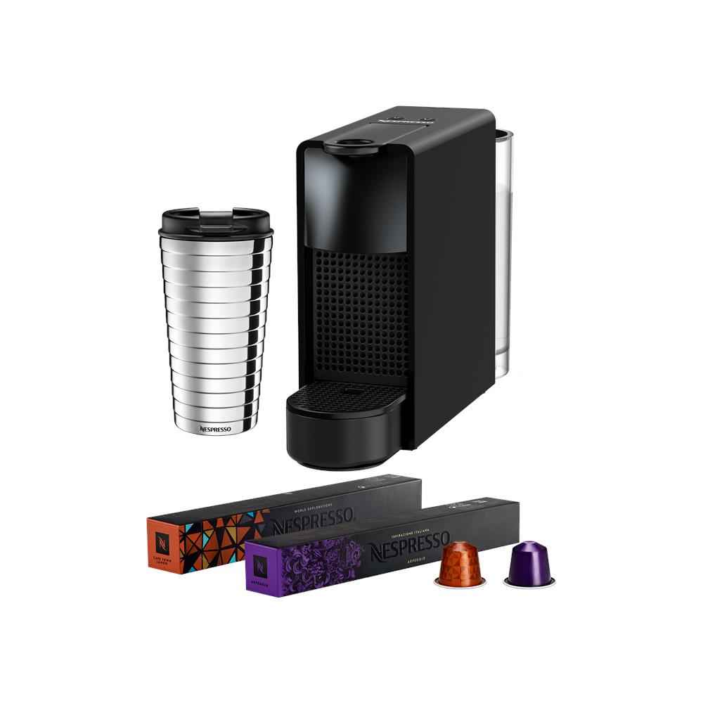 Nespresso Essenza Mini Bundle Value Pack - Black - Expert Stores