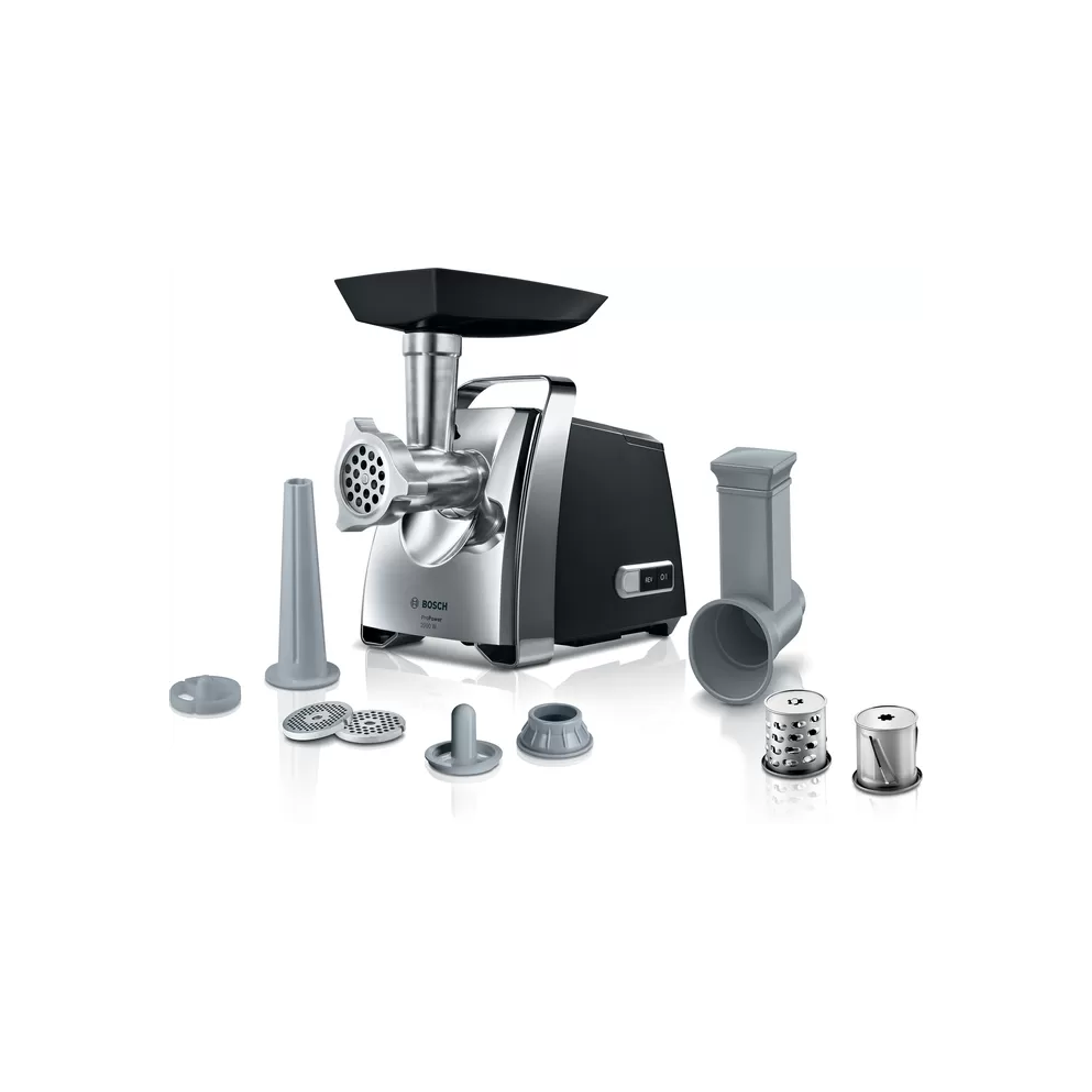 Bosch ProPower 2000W Meat Mincer - Black /Chrome