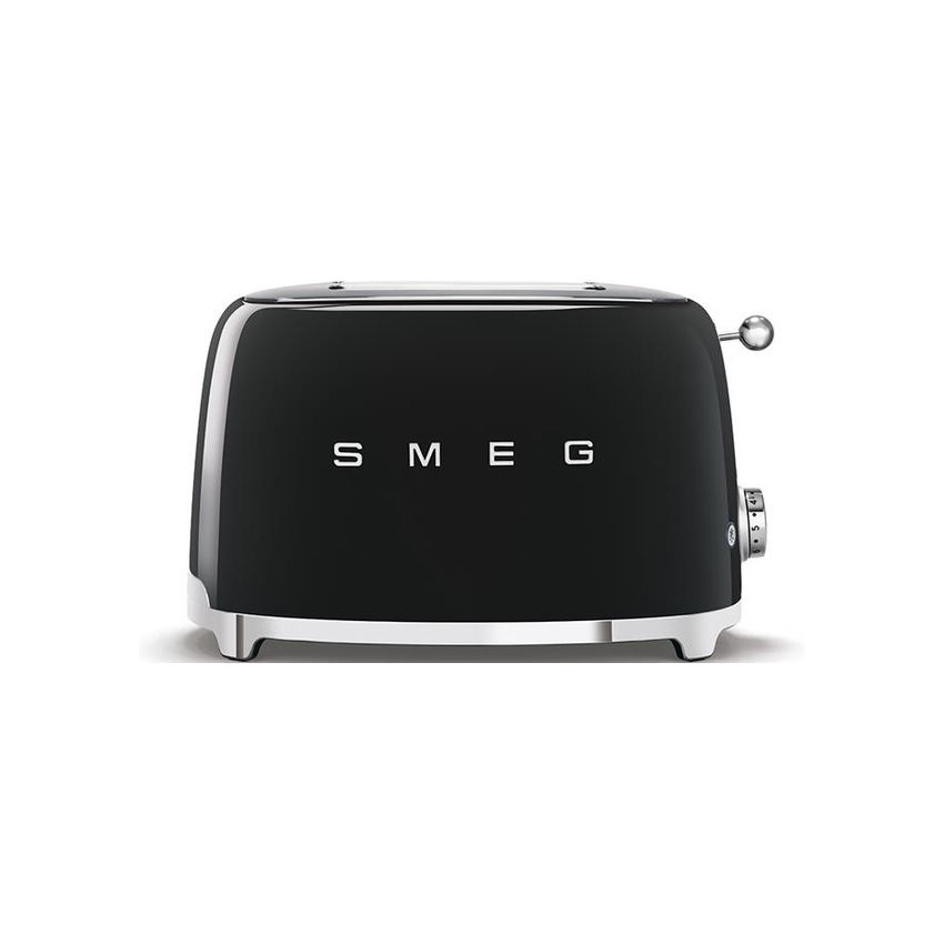 Smeg 50's Style Retro 2 Slice Toaster - Glossy Black (Photo: 2)