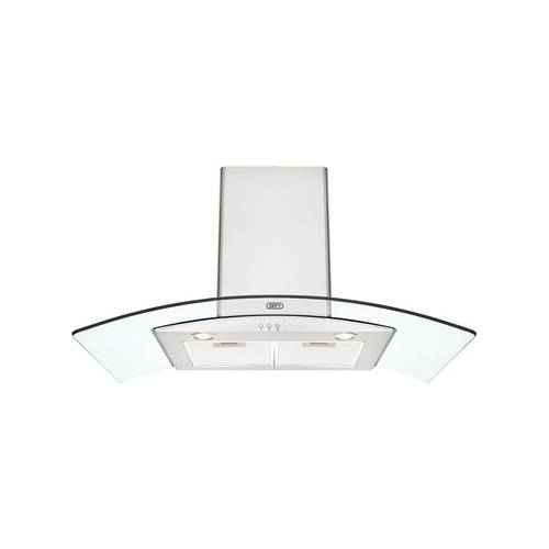 Defy 90cm Curved Glass Cooker Hood