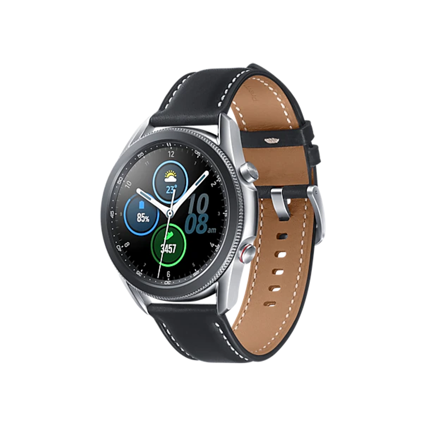 Samsung Galaxy Watch3 LTE (45mm) - Mystic Silver (Photo: 3)