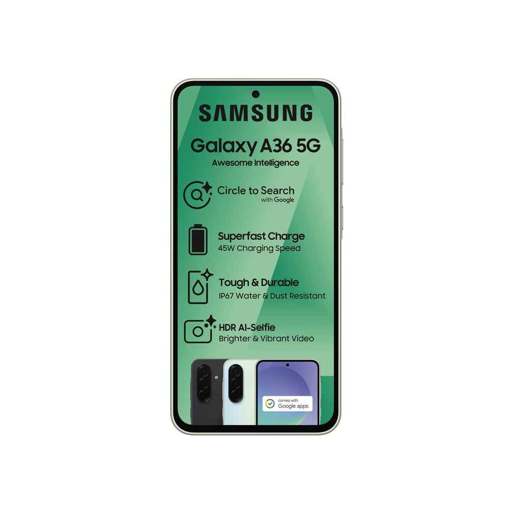 samsung Galaxy A36 5G - Light Green - Expert Stores