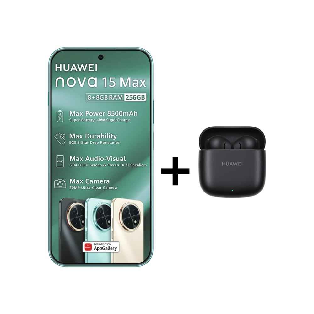 HUAWEI nova 15 Max Green + Free Buds SE 2