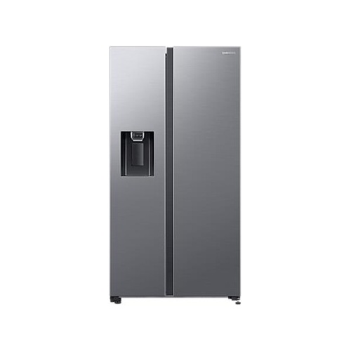 Samsung 617L Side by Side Fridge with Plumbed Water & Ice Dispenser - Gentle Silver+ Free galaxy Fit 3 (Photo: 2)