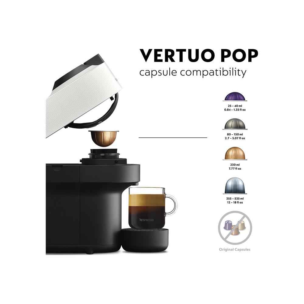 Nespresso Vertuo Pop Coffee Machine- Coconut White - Expert Stores