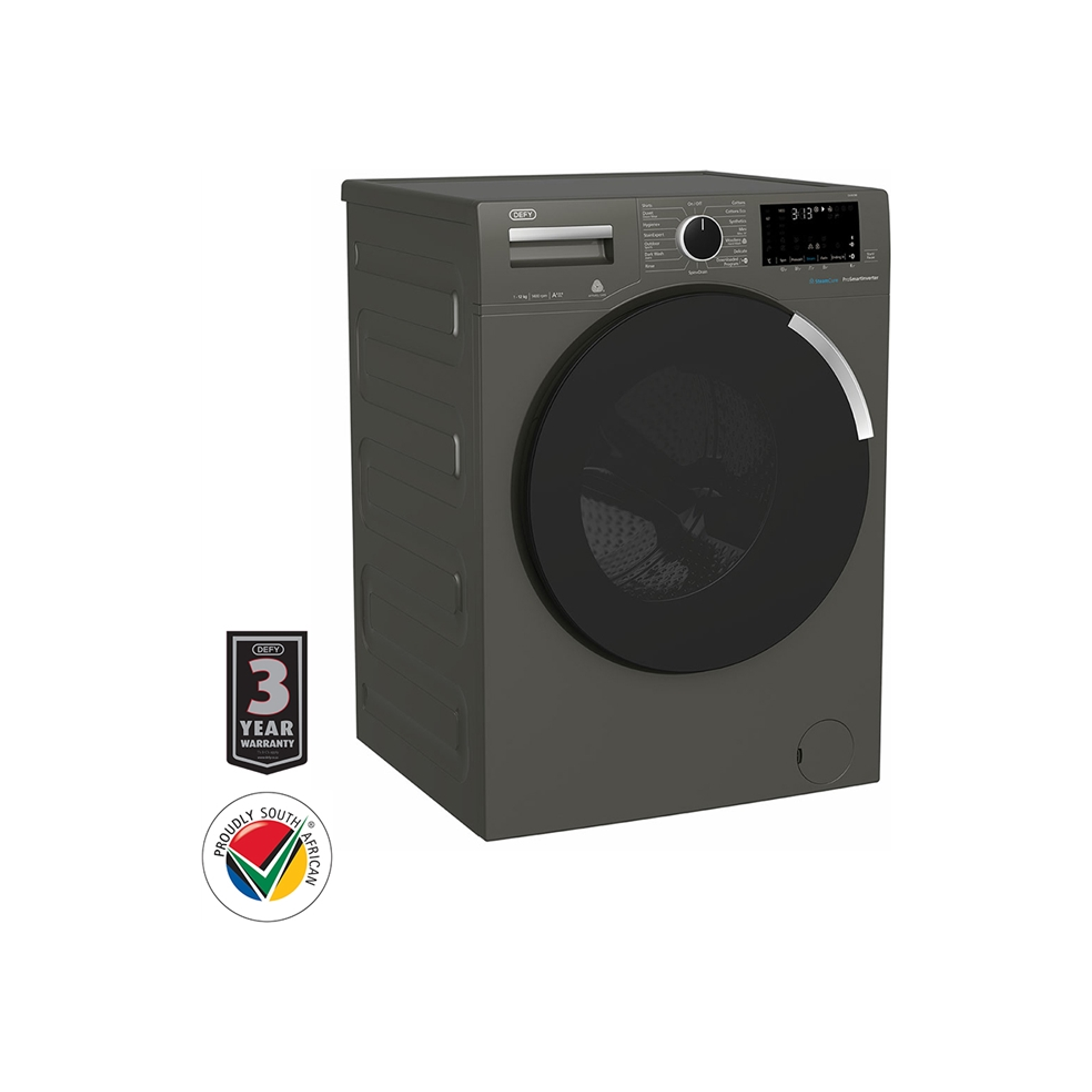 Defy 12kg SteamCure™ Front Loader Washing Machine