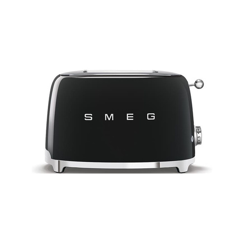 Smeg 50's Style Retro 2 Slice Toaster - Glossy Black (Photo: 4)