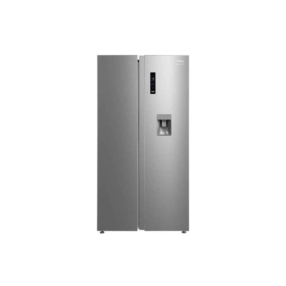 Midea 527L A+ Side By Side Fridge & Freezer - Stainless Steel