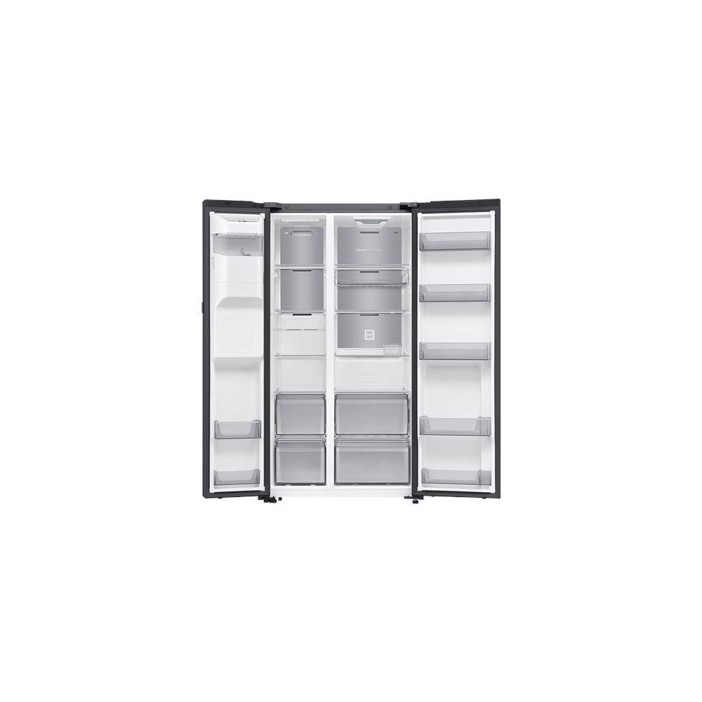 Samsung BESPOKE 594L AI Side by Side Fridge - 9” AI Home screen- Plumbed - Black (Photo: 5)