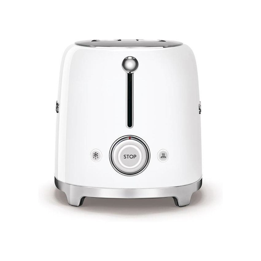 Smeg 50's Style Retro 2 Slice Toaster - Glossy White (Photo: 3)